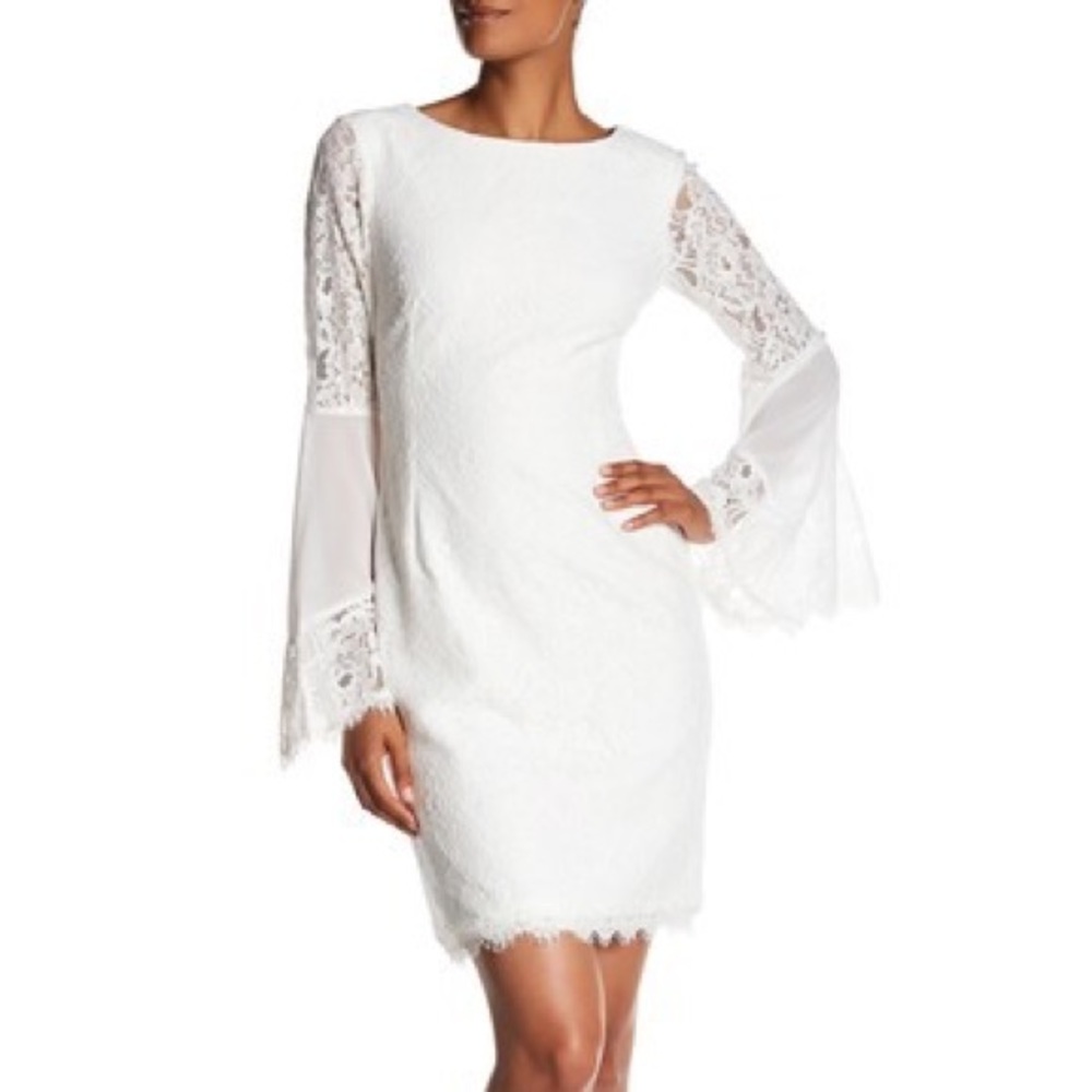 Lace Bell Sleeve Dress | Nue by Shani